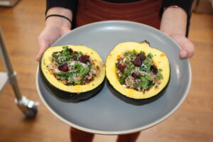 WIC Kitchen: Quinoa Stuffed Acorn Squash